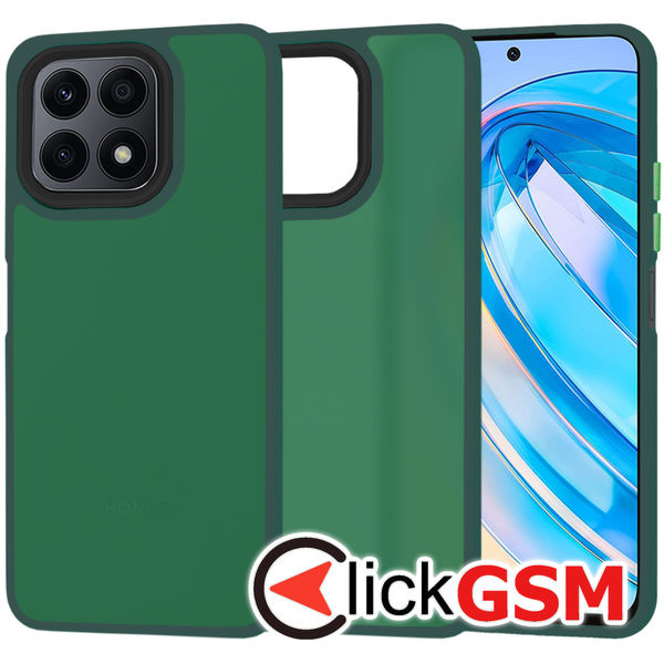 Techsuit - HaloFrost Series - Honor X8a - Midnight Green