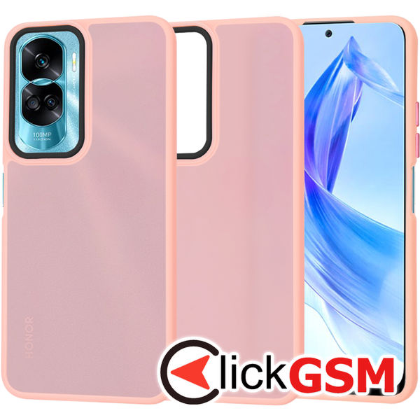 Techsuit - HaloFrost Series - Honor 90 Lite - Pink