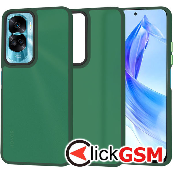 Techsuit - HaloFrost Series - Honor 90 Lite - Midnight Green