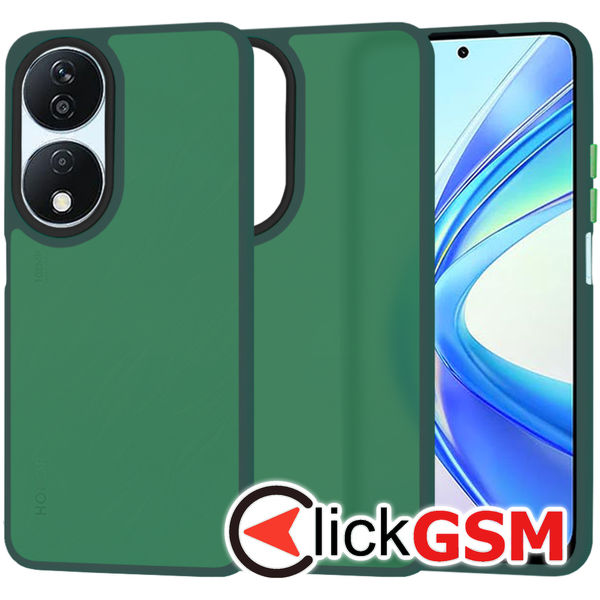 Techsuit - HaloFrost Series - Honor X7b / X7b 5G / 90 SMART - Midnight Green