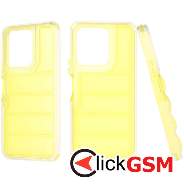 Techsuit - Wave Shield - Honor X6 / X8 5G / 70 Lite - Yellow