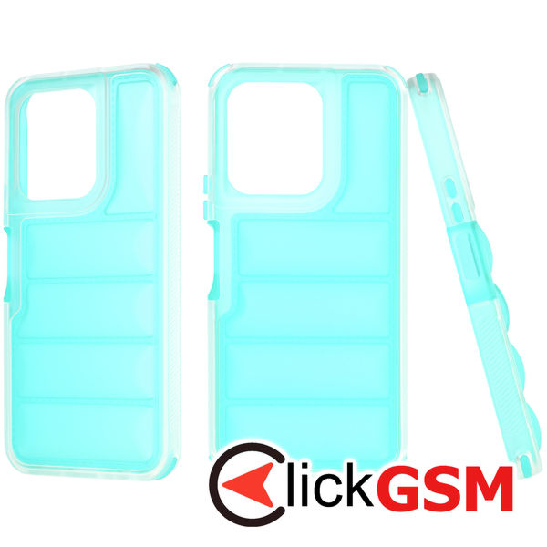 Techsuit - Wave Shield - Honor X6 / X8 5G / 70 Lite - Turquoise
