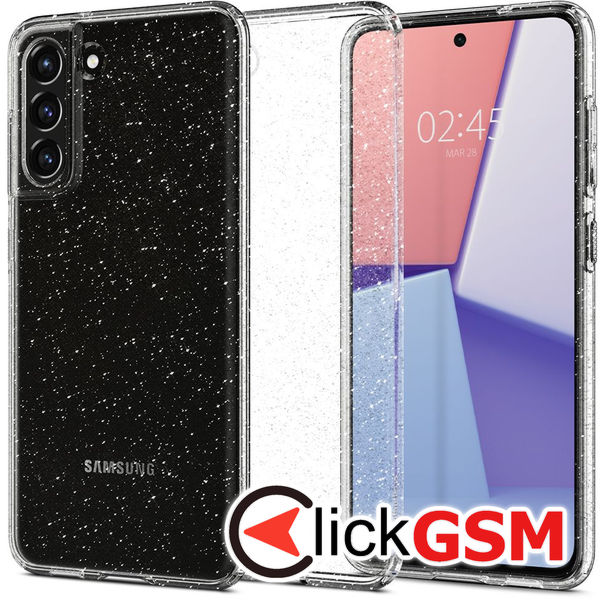 Techsuit - SparkleSkin Series - Samsung Galaxy S21 FE 5G - Clear