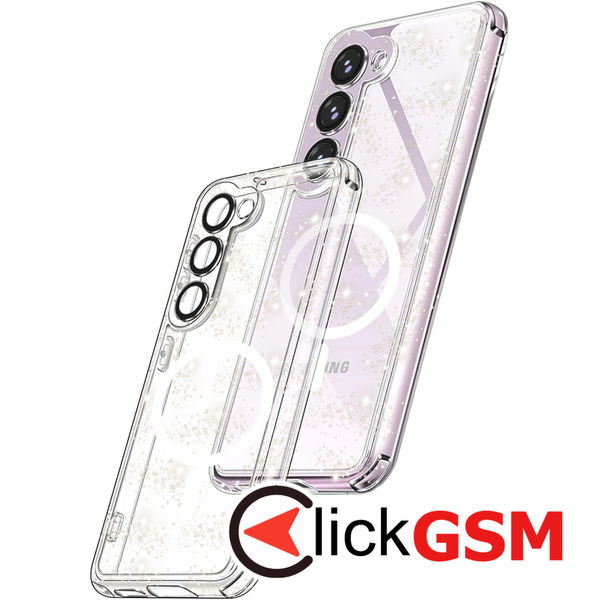 Techsuit - SparkleSkin MagSafe Series - Samsung Galaxy S23 - Clear