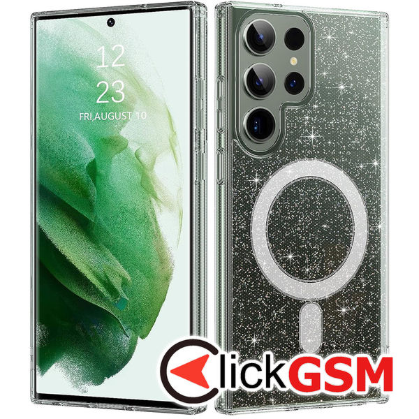 Techsuit - SparkleSkin MagSafe Series - Samsung Galaxy S23 Ultra - Clear