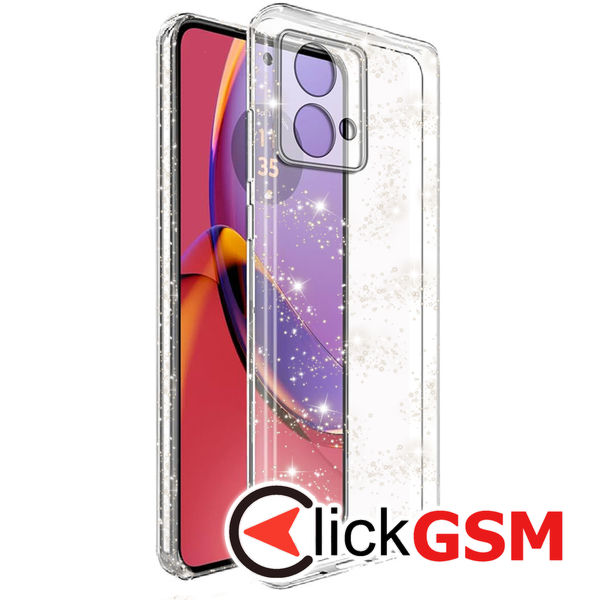Techsuit - SparkleSkin Series - Motorola Moto G84 - Clear