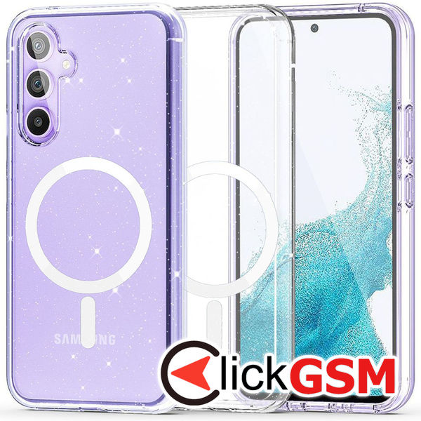 Techsuit - SparkleSkin MagSafe Series - Samsung Galaxy S24 - Clear