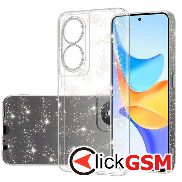 Techsuit - SparkleSkin Series - Honor X7b / X7b 5G / 90 Smart - Clear