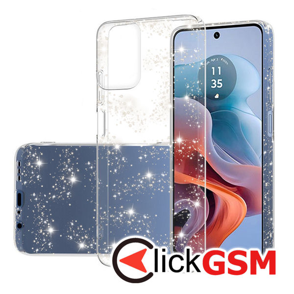 Techsuit - SparkleSkin Series - Motorola Moto G34 - Clear