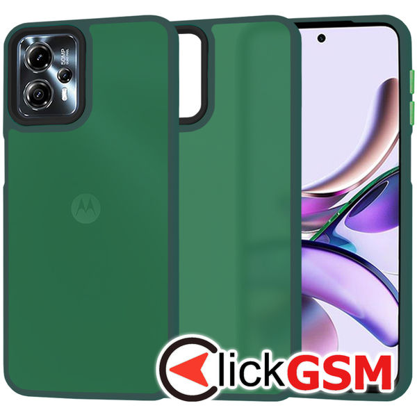 Techsuit - HaloFrost Series - Motorola Moto G13 / G23 - Midnight Green