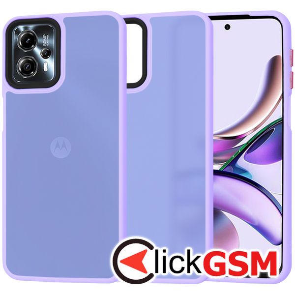 Techsuit - HaloFrost Series - Motorola Moto G13 / G23 - Light Purple