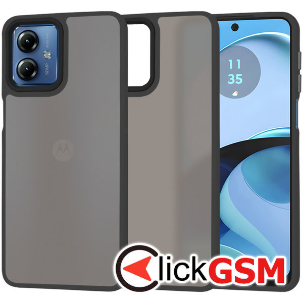 Techsuit - HaloFrost Series - Motorola Moto G14 - Black