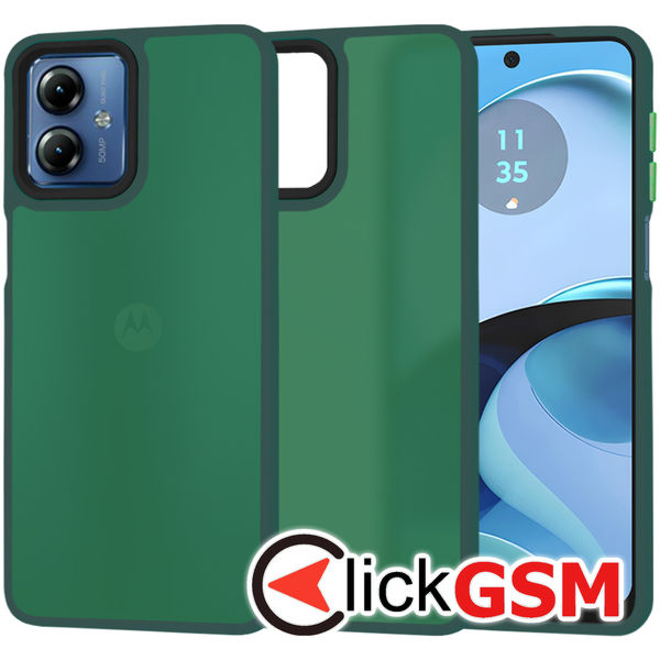Techsuit - HaloFrost Series - Motorola Moto G14 - Midnight Green