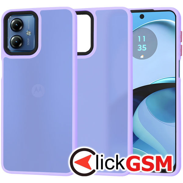 Techsuit - HaloFrost Series - Motorola Moto G14 - Light Purple