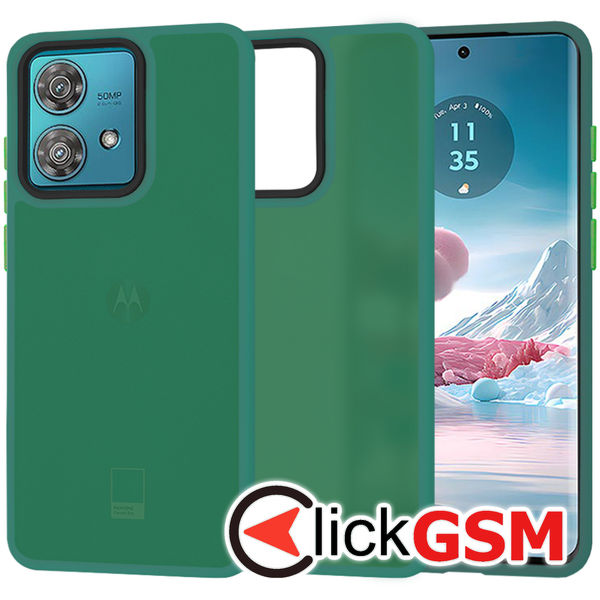 Techsuit - HaloFrost Series - Motorola Edge 40 Neo - Midnight Green