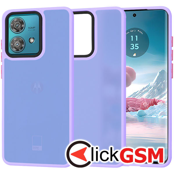 Techsuit - HaloFrost Series - Motorola Edge 40 Neo - Light Purple