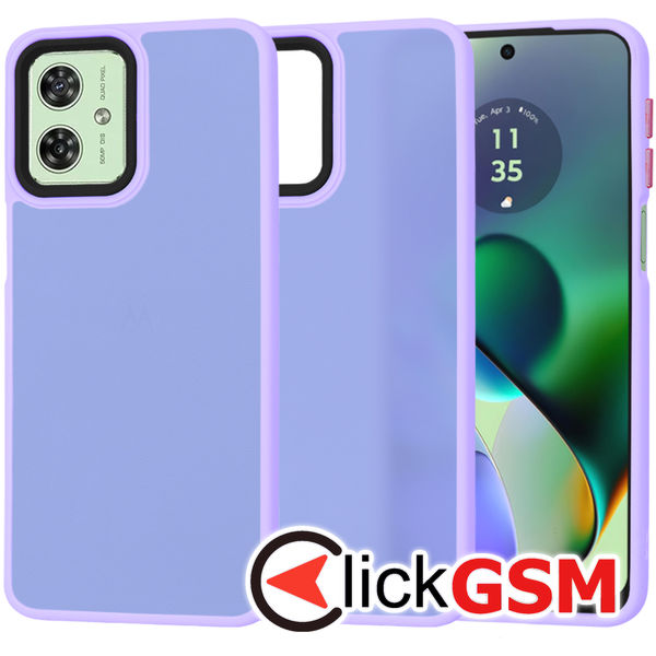 Techsuit - HaloFrost Series - Motorola Moto G54 - Light Purple