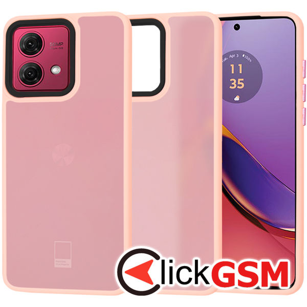 Techsuit - HaloFrost Series - Motorola Moto G84 - Pink