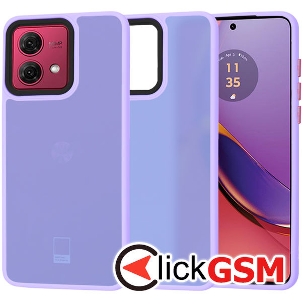 Techsuit - HaloFrost Series - Motorola Moto G84 - Light Purple