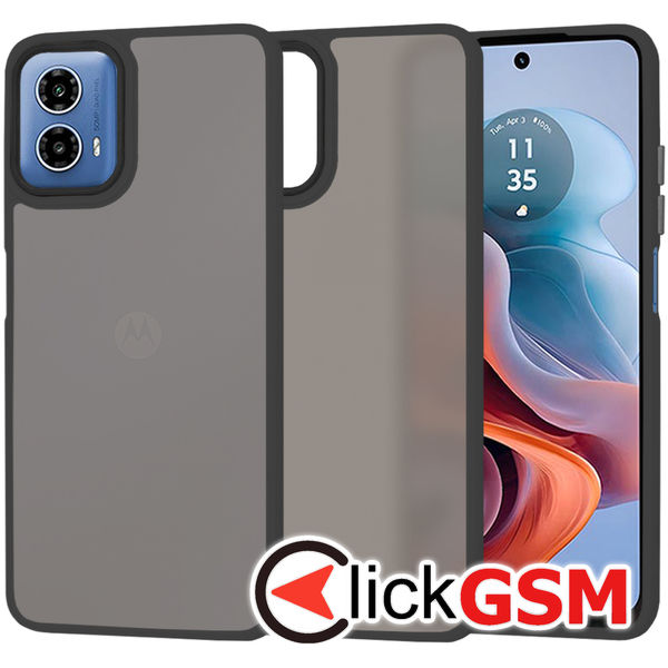 Techsuit - HaloFrost Series - Motorola Moto G34 - Black