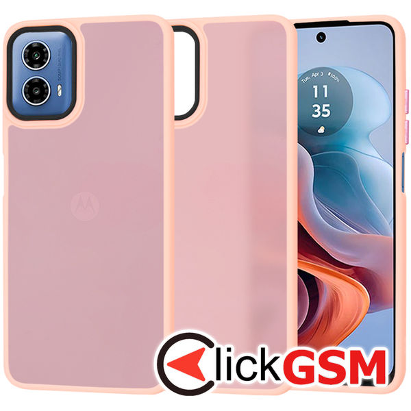 Techsuit - HaloFrost Series - Motorola Moto G34 - Pink