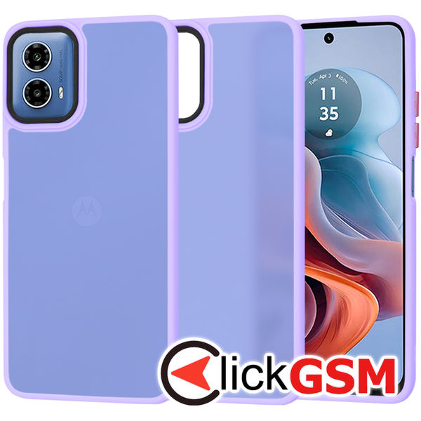 Techsuit - HaloFrost Series - Motorola Moto G34 - Light Purple