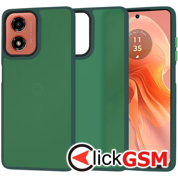 Techsuit - HaloFrost Series - Motorola Moto G04 / Moto G04s / Moto G24 - Midnight Green