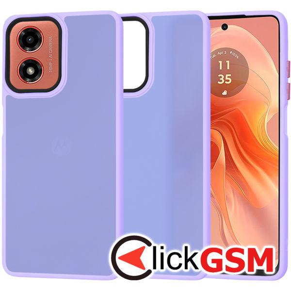 Techsuit - HaloFrost Series - Motorola Moto G04 / Moto G04s / Moto G24 - Light Purple