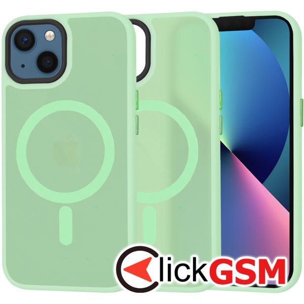 Techsuit - HaloFrost MagSafe Series - iPhone 13 - Light Green