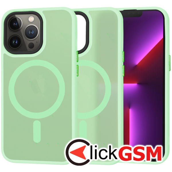 Techsuit - HaloFrost MagSafe Series - iPhone 13 Pro - Light Green