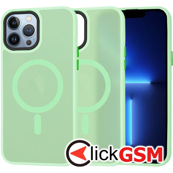 Techsuit - HaloFrost MagSafe Series - iPhone 13 Pro Max - Light Green