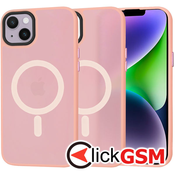 Techsuit - HaloFrost MagSafe Series - iPhone 14 Plus - Pink