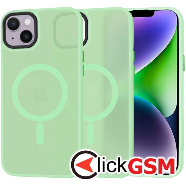 Techsuit - HaloFrost MagSafe Series - iPhone 14 Plus - Light Green