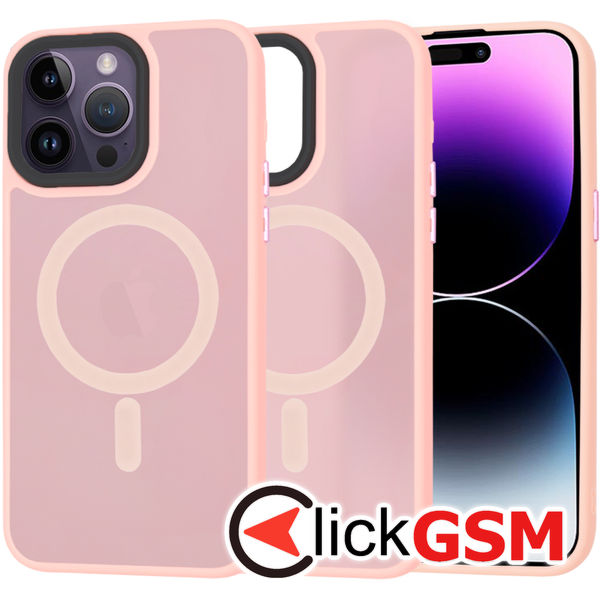 Techsuit - HaloFrost MagSafe Series - iPhone 14 Pro Max - Pink