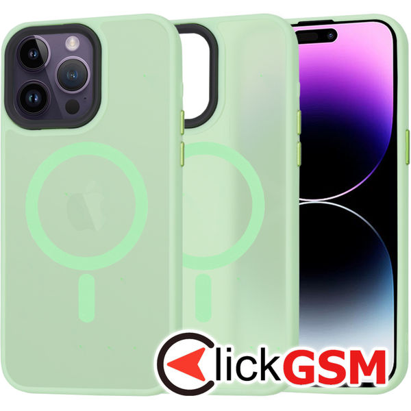 Techsuit - HaloFrost MagSafe Series - iPhone 14 Pro Max - Light Green