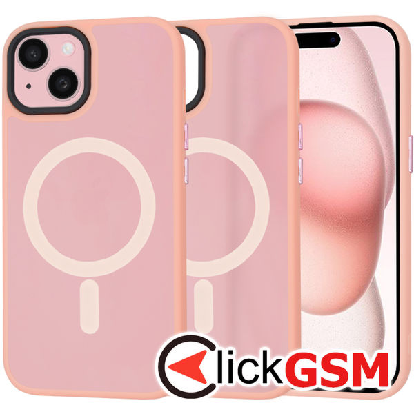 Techsuit - HaloFrost MagSafe Series - iPhone 15 - Pink