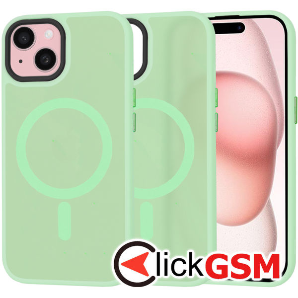 Techsuit - HaloFrost MagSafe Series - iPhone 15 - Light Green