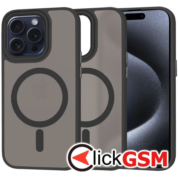 Techsuit - HaloFrost MagSafe Series - iPhone 15 Pro - Black