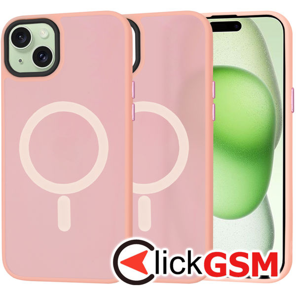 Techsuit - HaloFrost MagSafe Series - iPhone 15 Plus - Pink