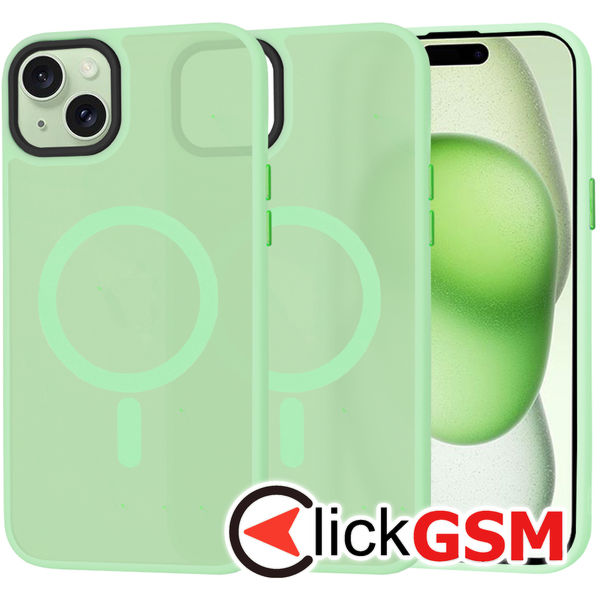 Techsuit - HaloFrost MagSafe Series - iPhone 15 Plus - Light Green