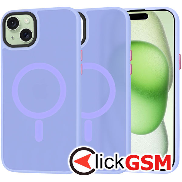 Techsuit - HaloFrost MagSafe Series - iPhone 15 Plus - Light Purple