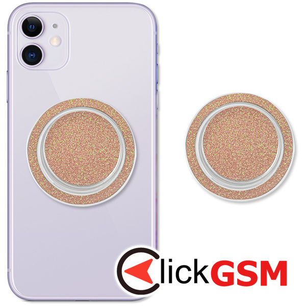 Techsuit - MagSafe Phone Ring (MPR1) - Round Shape, Polycarbonate - Peach