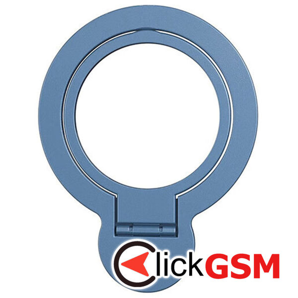 Techsuit - MagSafe Phone Ring (MPR4) - Round Shape, Aluminium Alloy - Blue