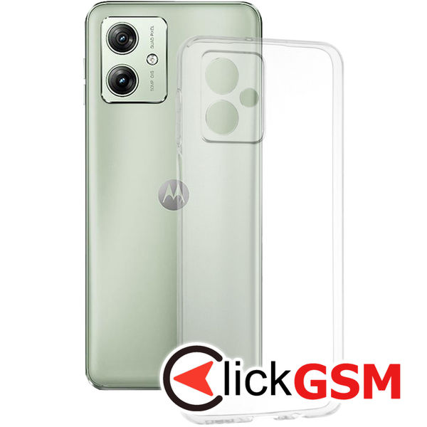 Techsuit - Clear Silicone - Motorola Moto G54 Power Edition / G64 - Transparent