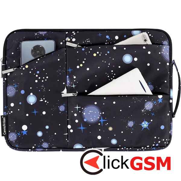 CanvasArtisan - Laptop Handbag (H16-58) - for 13 - 14 inch Devices - Black