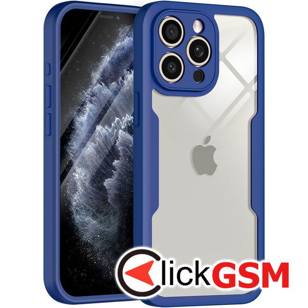 Techsuit - ColorVerse 360 Series + Screen Protector - iPhone 11 Pro Max - Blue