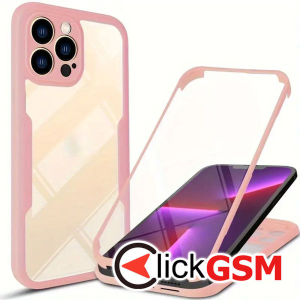 Techsuit - ColorVerse 360 Series + Screen Protector - iPhone 13 Pro Max - Pink