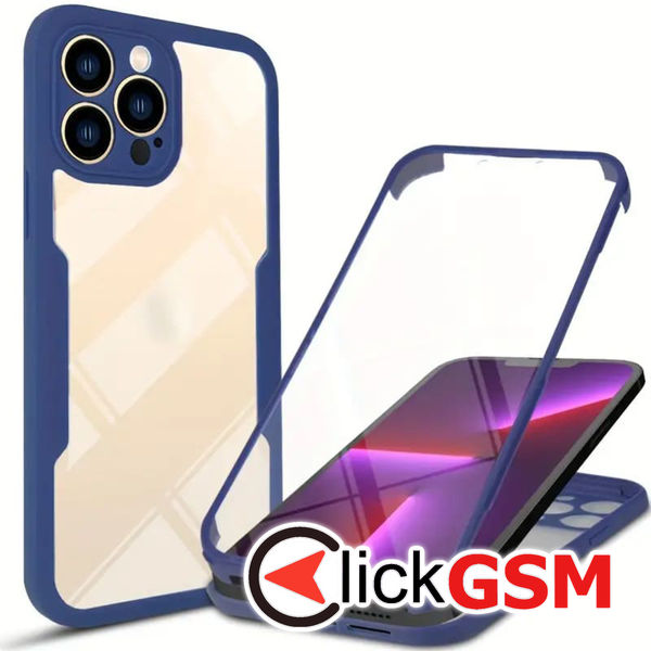 Techsuit - ColorVerse 360 Series + Screen Protector - iPhone 13 Pro Max - Blue