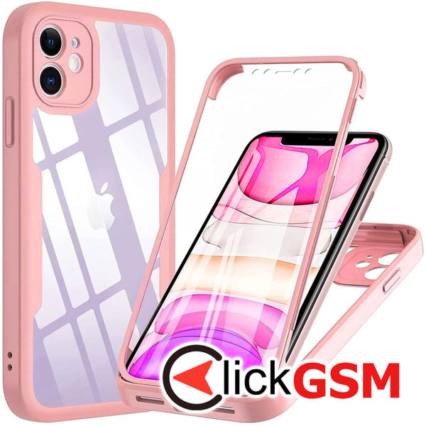 Techsuit - ColorVerse 360 Series + Screen Protector - iPhone 12 - Pink