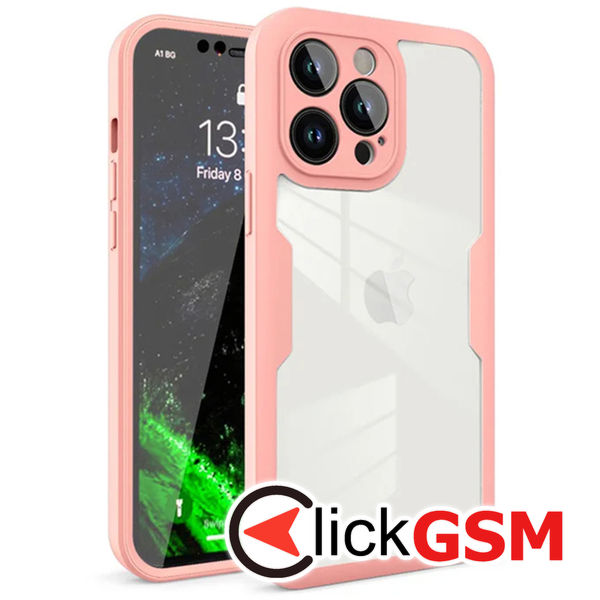 Techsuit - ColorVerse 360 Series + Screen Protector - iPhone 12 Pro - Pink